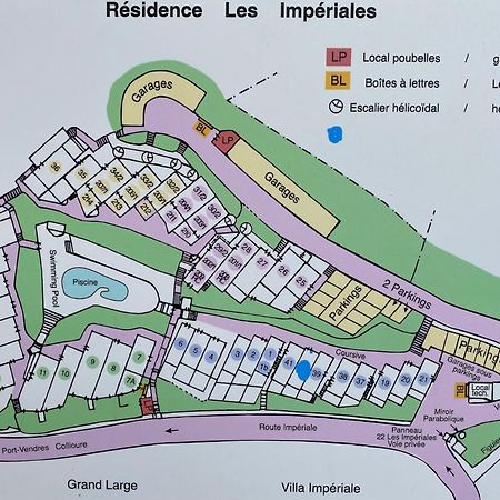 Superbe T3 Vue Sur Mer Parking Prive Classe 3 Etoiles Collioure Dış mekan fotoğraf