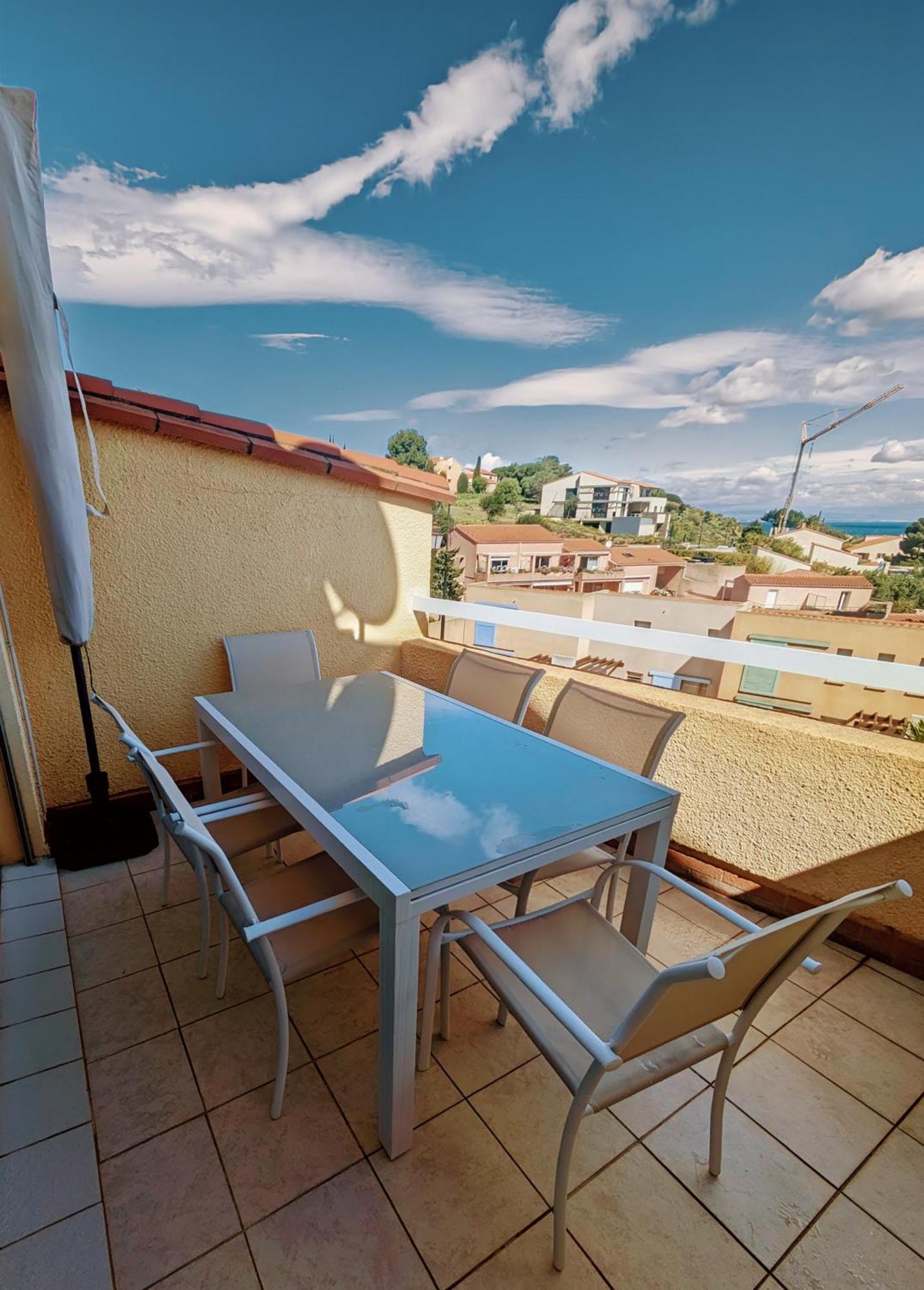 Superbe T3 Vue Sur Mer Parking Prive Classe 3 Etoiles Collioure Dış mekan fotoğraf
